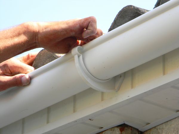 Plastic Gutter Repair in Columbus