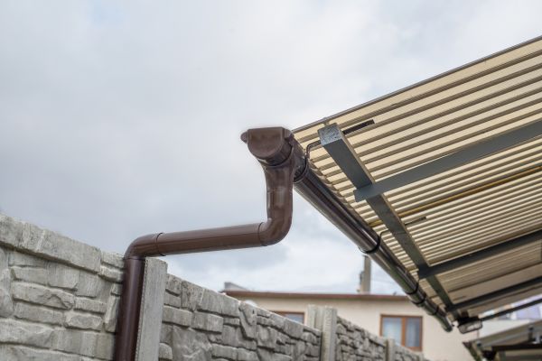 Plastic Downspout Installation in Columbus